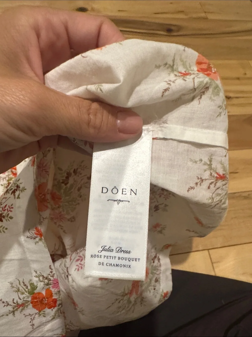 NWT Doen Julia Dress in Rose Bouquet Size Small - Picture 9 of 10